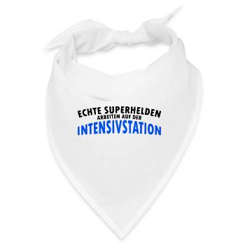 Intensivstation Krankenhaus Geschenk - Bandana - Weiß - Vorne