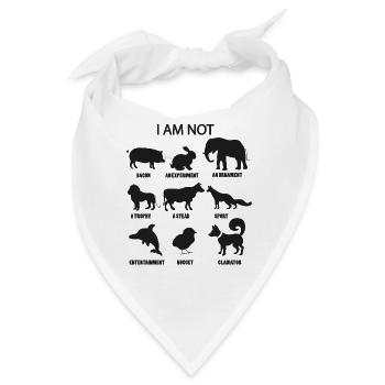 Tierschützer - Bandana - Weiß - Vorne