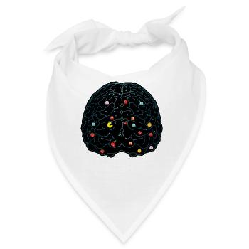 Your Brain On Videogames - Bandana - Weiß - Vorne