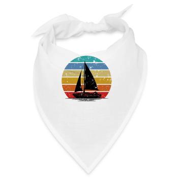 Segeln Segler Regatta - Bandana - Weiß - Vorne