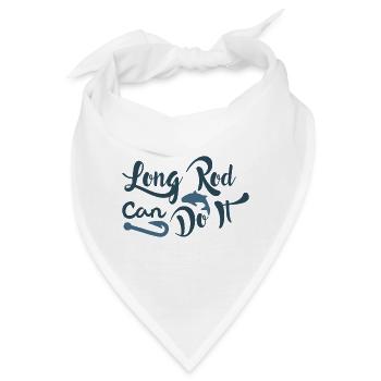 Langer Stab kann es tun - Bandana - Weiß - Vorne
