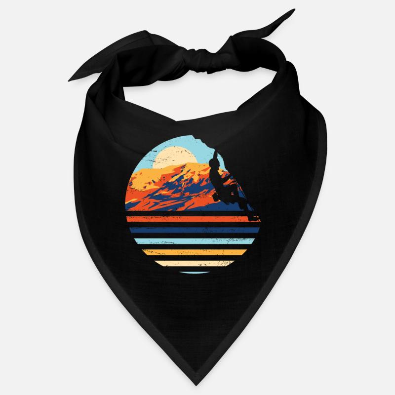 Minimalistisches Klettern Bouldern Geschenkdesign Bandana