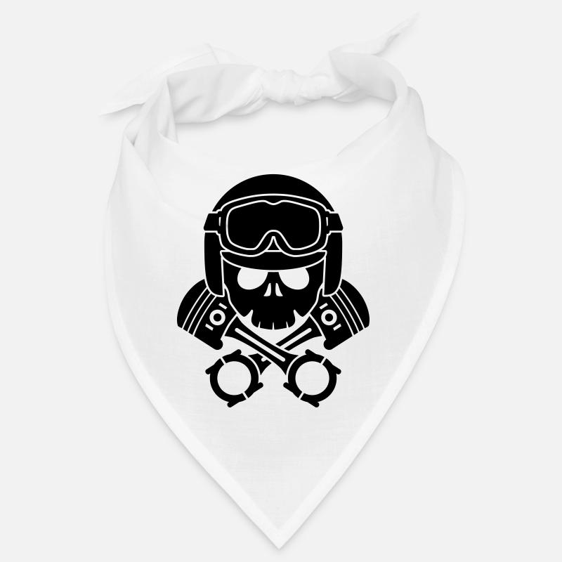 kolben schädel helm Bandana