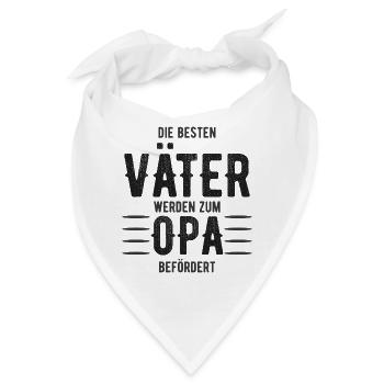 Vatertag - Bandana - Weiß - Vorne