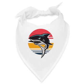 Shark - Bandana - Weiß - Vorne