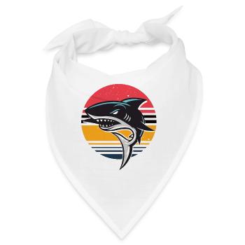 Shark - Bandana - Weiß - Vorne