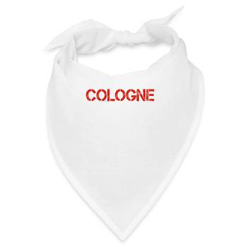 Cologne Köln Kölle - Bandana - Weiß - Vorne