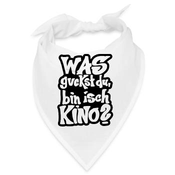 lustig, lustige, Sprüche, - Bandana - Weiß - Vorne