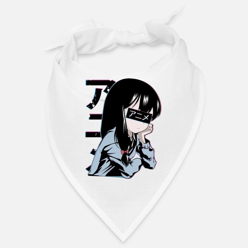 Anime écolière Bandana