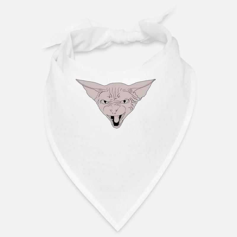 Spitting Devil's Sphinx Cat - Hairless Hangover Bandana