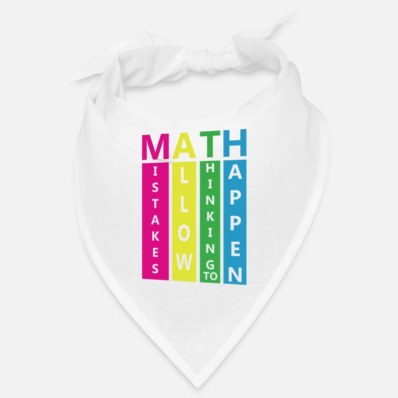 Mathe - Bandana - Weiß