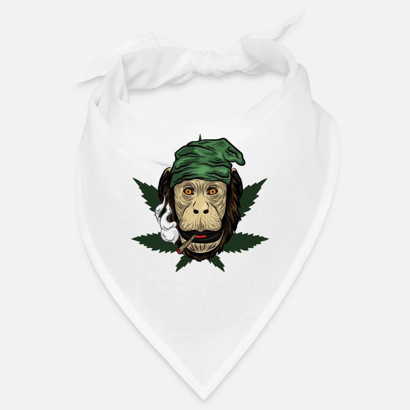 Kiffender Monkey With Joint Bandana