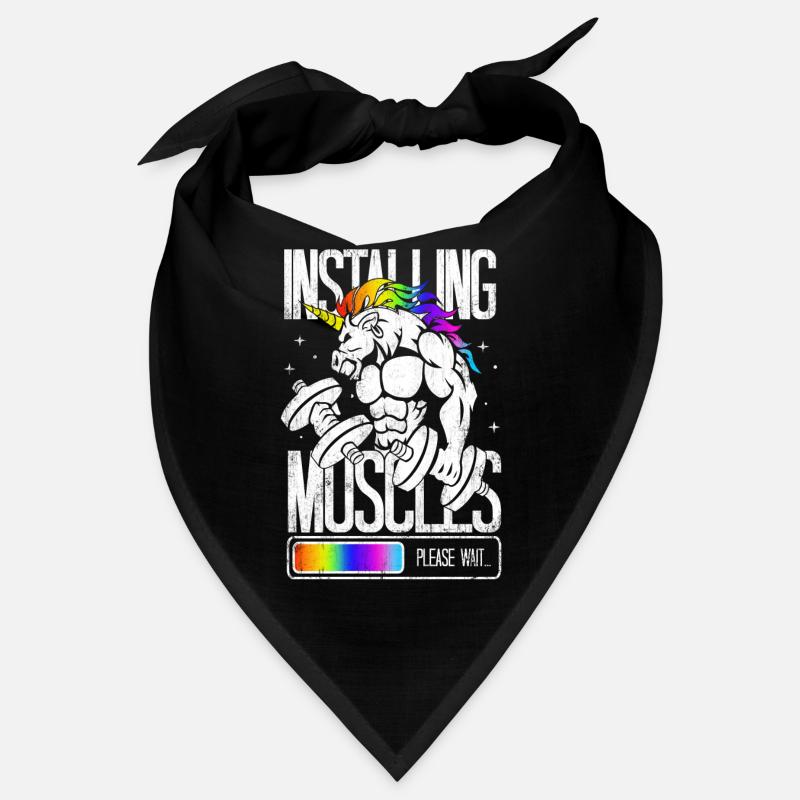 Licorne Installation de Muscles Bandana