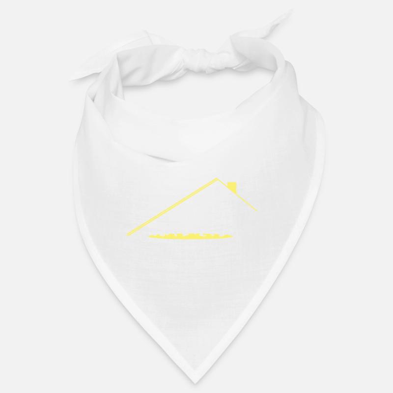 Dachdecker Evolution Arbeiter - Bandana - Weiß