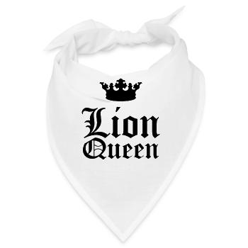 Lion Queen - Bandana - Weiß - Vorne