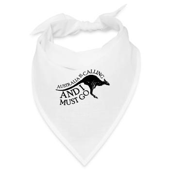 Australien - Bandana - Weiß - Vorne