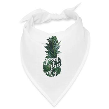 Good Vibes - Bandana - Weiß - Vorne