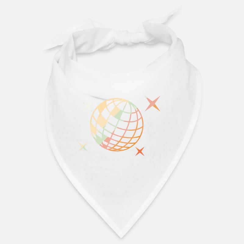 Silhouette de boule disco Bandana
