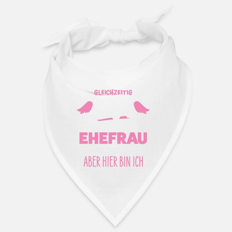 Ehefrau - Bandana - Weiß