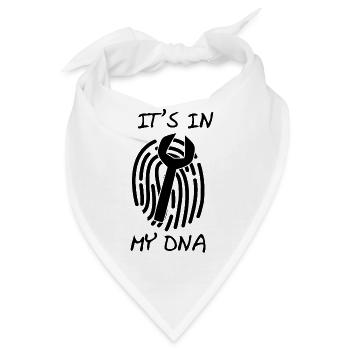 Mechaniker - Bandana - Weiß - Vorne