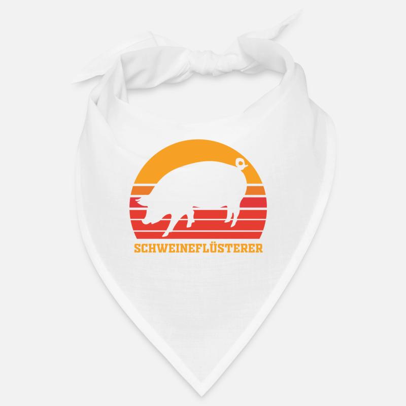 Schwein Schweineflüsterer Geschenk Bandana