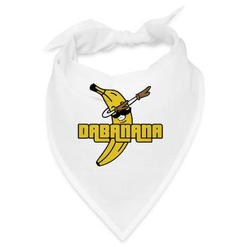 Dab Banana - Bandana - Weiß - Vorne