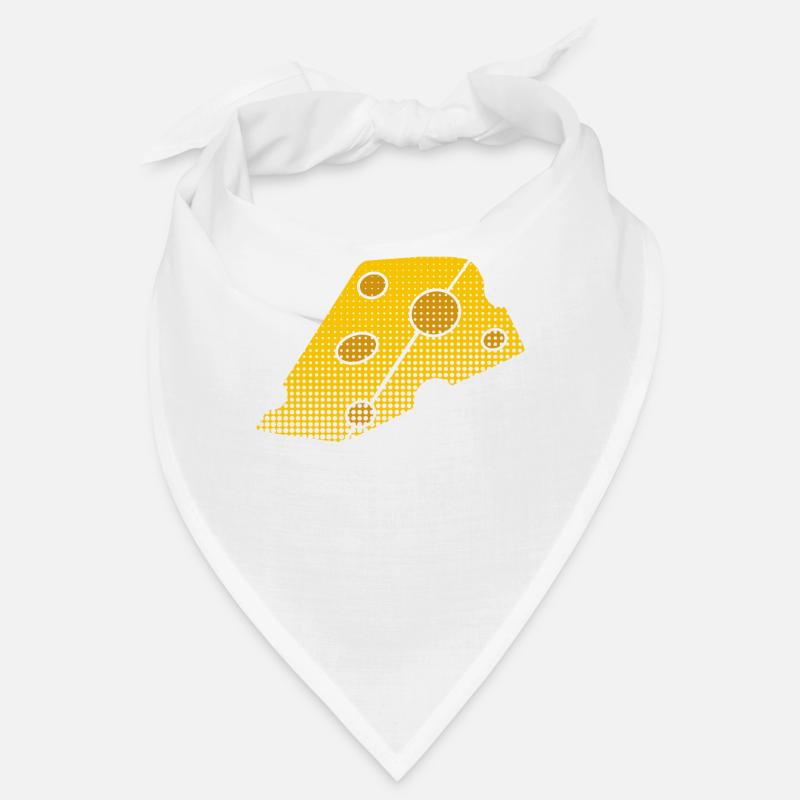 Käse - Bandana - Weiß