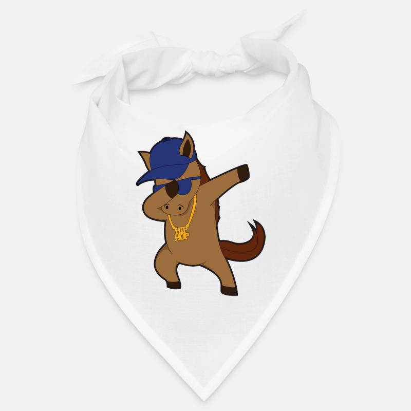Pferd comic dabbing cool Bandana