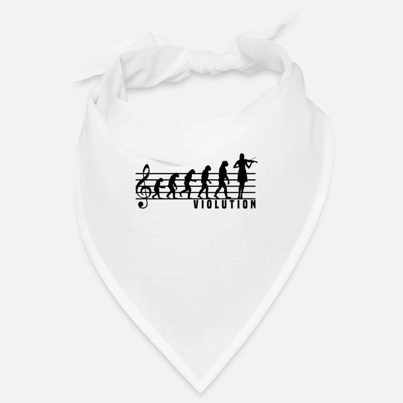 Violoniste Violon Violon Partition Evolution Music Gift Bandana