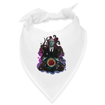 Arkham Pen & Paper Tischrollenspiel Lovecraft - Bandana - Weiß - Vorne