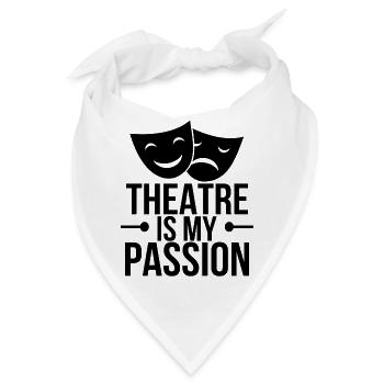 Theater - Bandana - Weiß - Vorne