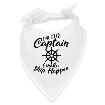 Kapitän - Bandana - Weiß - Vorne