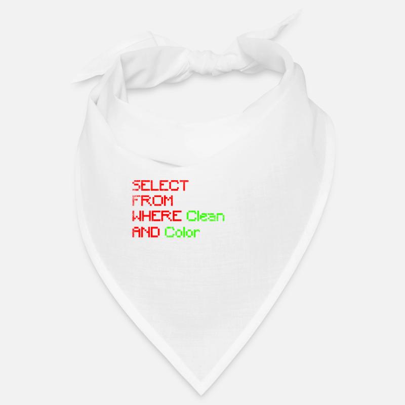Programmierer Nerd Geek Computer - Bandana - Weiß