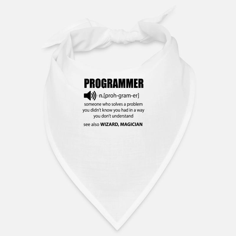 Cadeau de développeur de dictionnaire de programmeur de code Bandana