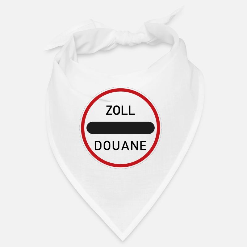 Panneau de signalisation pouces douane Bandana