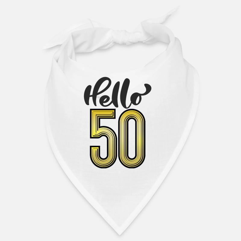 Hello 50 Bandana