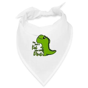 Dino - Bandana - Weiß - Vorne