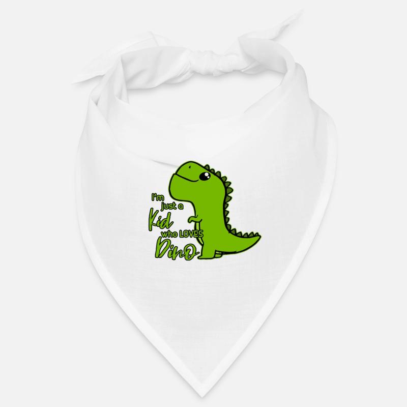 Dino - Bandana - Weiß