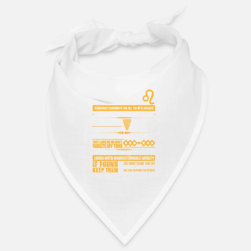 August Zodiac Leo Bandana