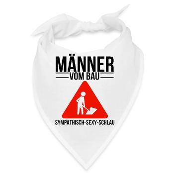 Bauarbeiter - Bandana - Weiß - Vorne