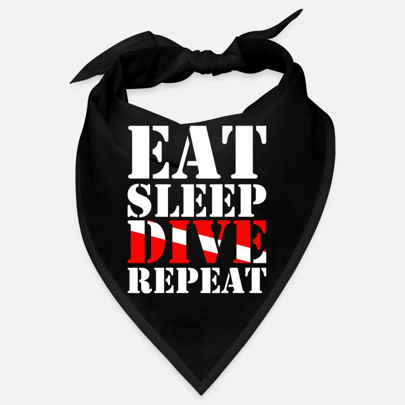 Eat Sleep Dive Repeat Bandana