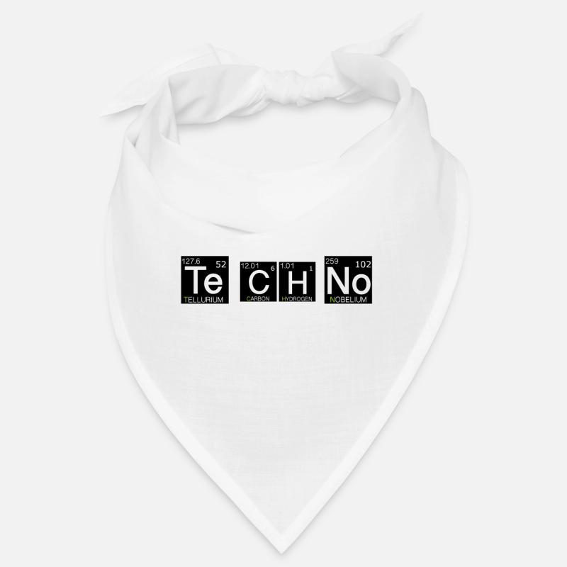Techno Chem Periodic Table Style Bandana