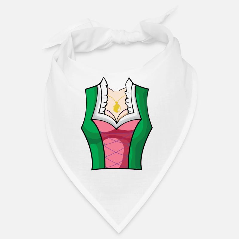 Dirndl traditionnel avec seins Bandana