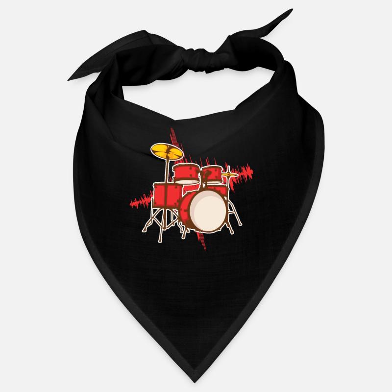 Drums Gift Drummer Percussion Bandana