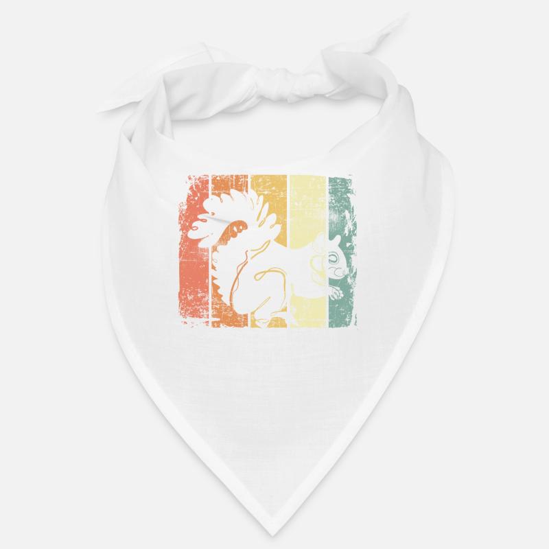 Eichhörnchen - Bandana - Weiß
