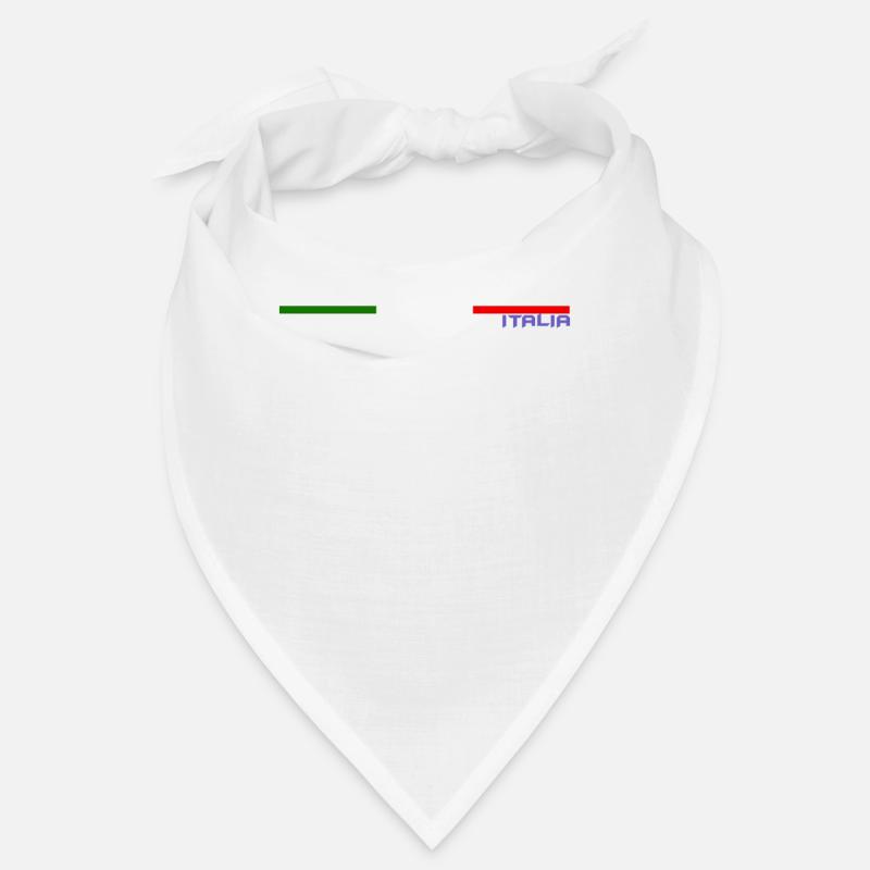 DRAPEAU ITALIA - Bandana - blanc