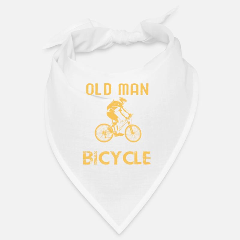 Never Underestimate à Old man with a Bicycle Bandana