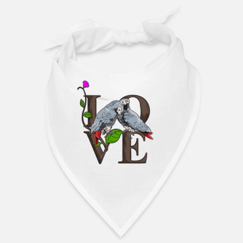 perroquet gris Bandana