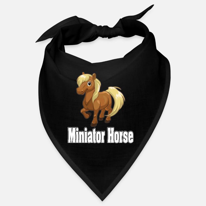 miniatur Pferd pony Pferde fohlen reiten Geschenk Bandana