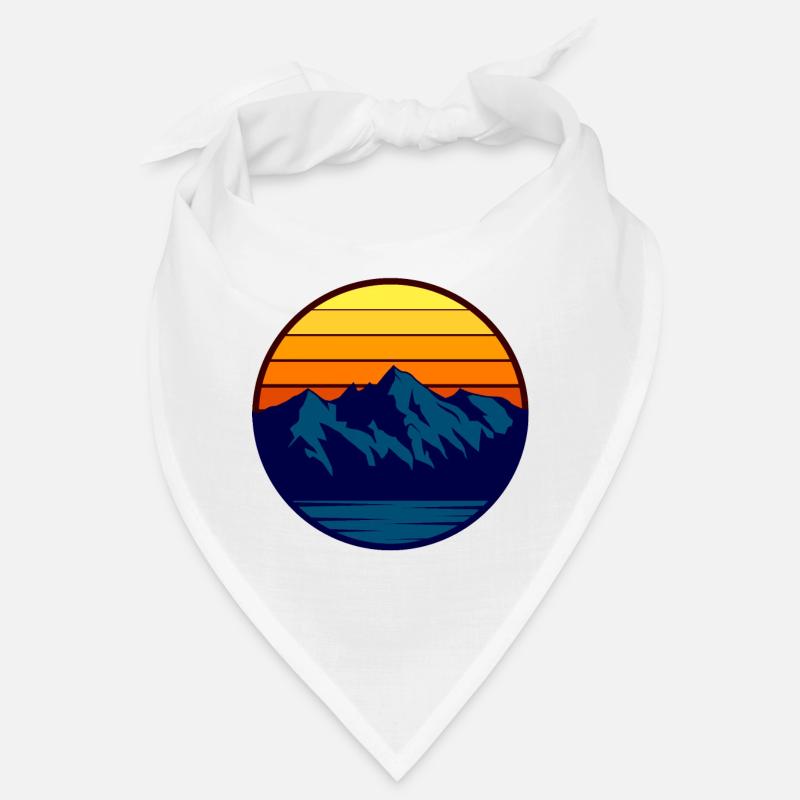Landschaften - Bandana - Weiß